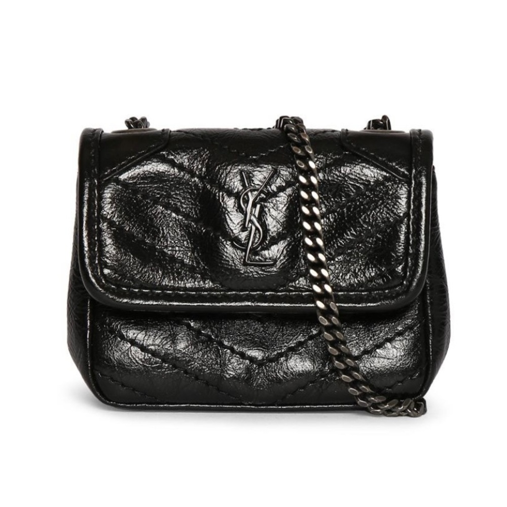 SAINT LAURENT Niki Airpod case crossbody bag - Picture 1 of 5